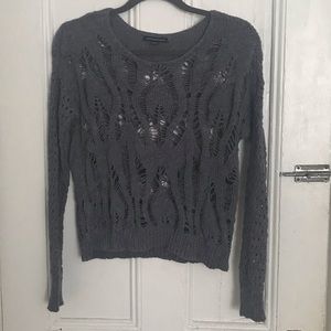 AE Crochet Sweater